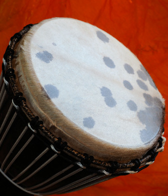 Djembé Art Trommel - African Woman, Djembe Trommel der Premiumklassea